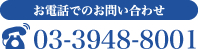 お電話でのお問い合わせ 03-3948-8001